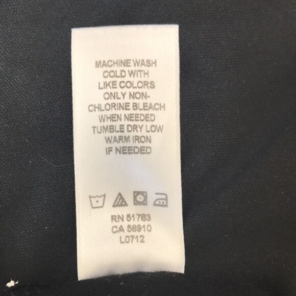 Studio Y, Chevron Metallic Black, and White Tank, Medium. - Picture 7 of 7